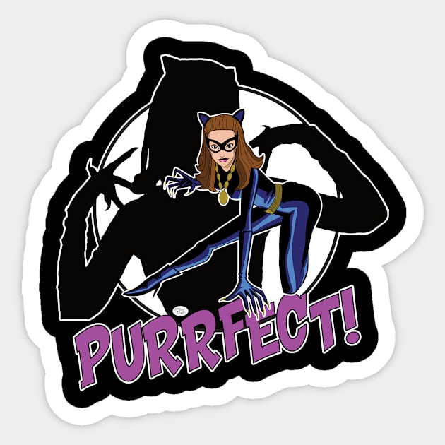 Purrfect! Sticker by Gen Pop Art